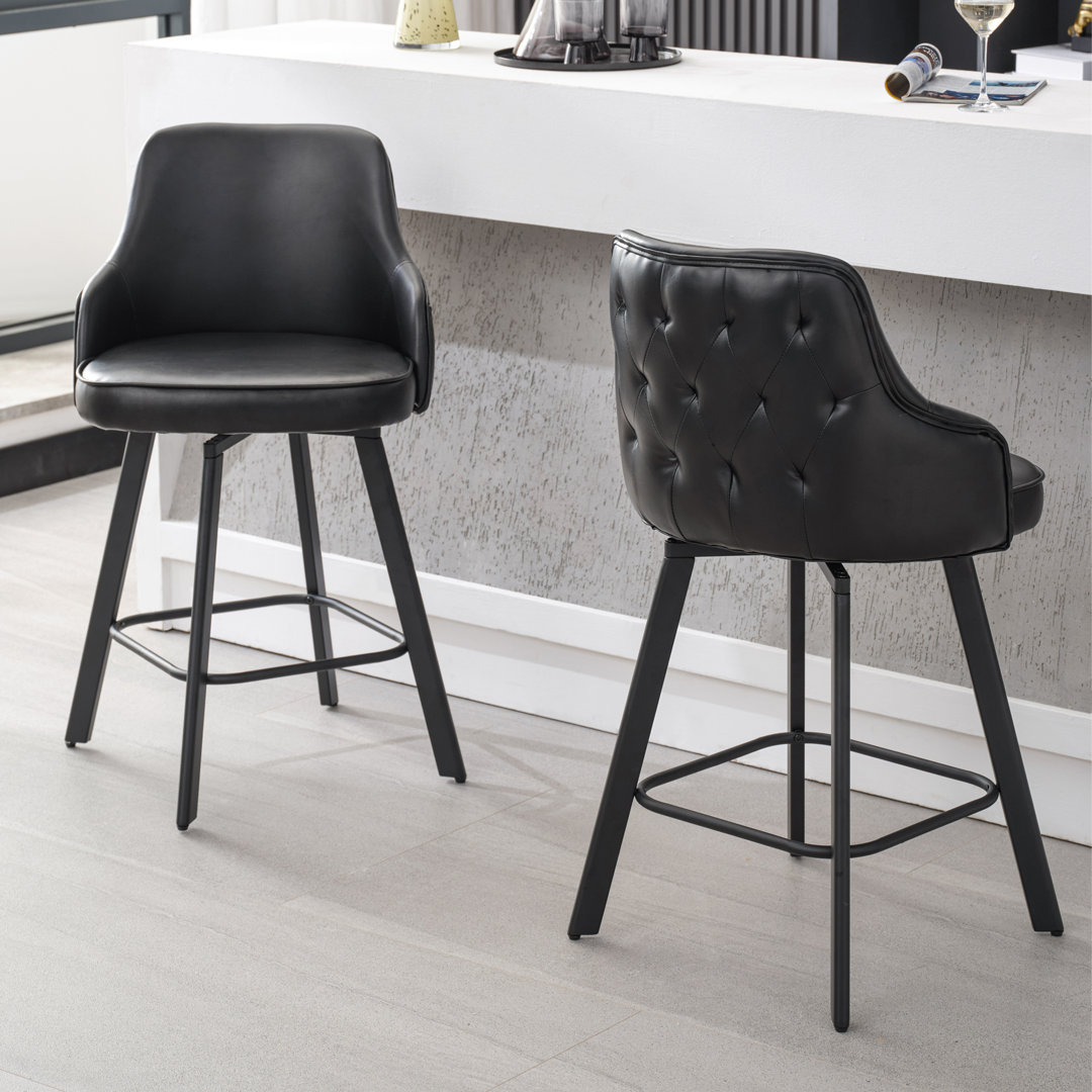 Bar Stools Swivel High Back Bar Height Bar Stools